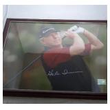 autographed Hale Irwin framed canvas print #30 /