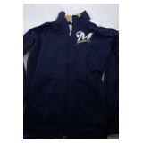 Milwaukee Brewers Youth Medium 10/12 zippered