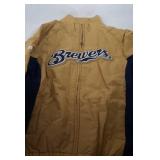 Milwaukee Brewers Youth Medium 10/12 zippered