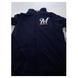 Milwaukee Brewers Youth Large 14/16 zippered