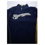Milwaukee Brewers Youth Large 14/16 zip up