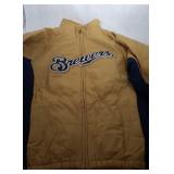 Milwaukee Brewers Youth Large 14/16 zippered