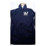 Milwaukee Brewers Youth Large 14/16 zippered