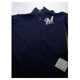 Milwaukee Brewers Youth Large 14/16 zippered