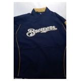 Milwaukee Brewers Youth Large 14/16 zip up