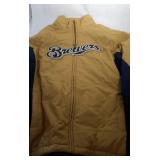 Milwaukee Brewers Youth XL 18 zippered jacket