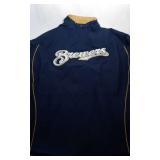 Milwaukee Brewers Youth XL 18 zip up windbreaker