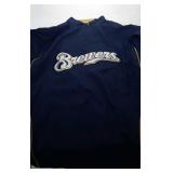 Milwaukee Brewers Youth XL 18 zip up windbreaker