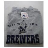 4 Milwaukee Brewers Youth XL shirts - one long