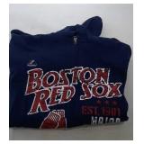 4 Boston Red Sox Youth Large shirts - one zippered