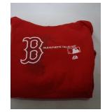 4 Boston Red Sox Youth Large shirts - one hooded