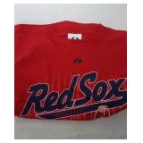2 Boston Red Sox Youth Small shirts - one button