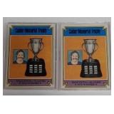 two 1974-75 Topps Hockey Dennis Potvin #252