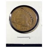 1864 L Indian Head Penny Coin