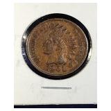1901, 1901, 1902 Indian Head Penny Coin