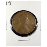 1915 P, D, S Lincoln Wheat Penny Coins