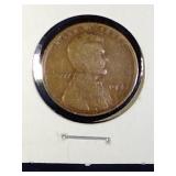 1924 D Lincoln Wheat Penny Coin