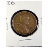 1926 P, D, S Lincoln Wheat Penny Coins