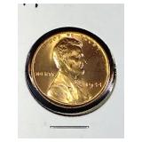 1944 P, D, S Lincoln Wheat Penny Coins