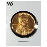 1946 P, D, S Lincoln Wheat Penny Coins