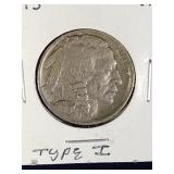 1913 Type I Buffalo Nickel Coin