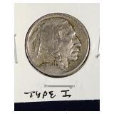 1913 D Type I Buffalo Nickel Coin