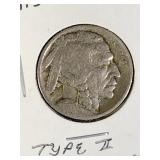 1913 Type II Buffalo Nickel Coin