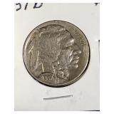 1937 D Buffalo Nickel Coin
