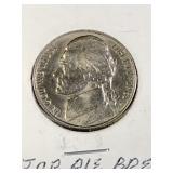 1983 Die Break, 1987 CUD Jefferson Nickel Coins