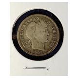 1908 Barber Dime Coin