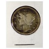 1916 Mercury Dime Coin