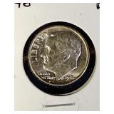 1946 Roosevelt Dime Coin