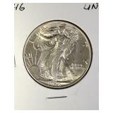 1946 Walking Liberty Half Coin