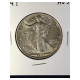 1947 Walking Liberty Half Coin