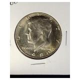 1980, 1980D, 1991, 1991D Kennedy Half Coins