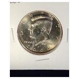 2000, 2000D, 2001, 2001D Kennedy Half Coins