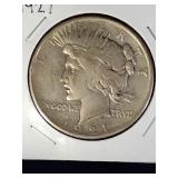 1921 Peace Dollar Coin