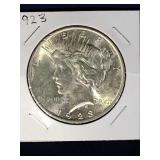 1923 Peace Dollar Coin