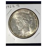 1923 S Peace Dollar Coin