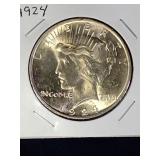 1924 Peace Dollar Coin