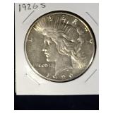 1926 S Peace Dollar Coin