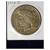 1926 D Peace Dollar Coin