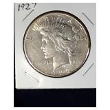 1927 Peace Dollar Coin