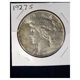 1927 S Peace Dollar Coin