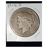 1935 S Peace Dollar Coin