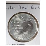 1oz .999 Silver Round - Boston Tea party Coin