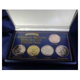 5 Tribute Coins - A tribute to Americas Million