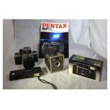 Cameras- Kodak Ektralite 10, Vivitar S10,