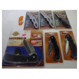 Various Knives-3 inch Guidsman knife, 2 inch knife