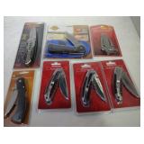 Knives-4 inch lock-back, 3 inch Guidsman drop